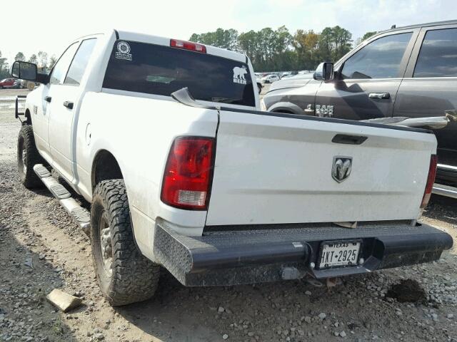 3C6TD5CT1CG298974 - 2012 DODGE RAM 2500 S WHITE photo 3