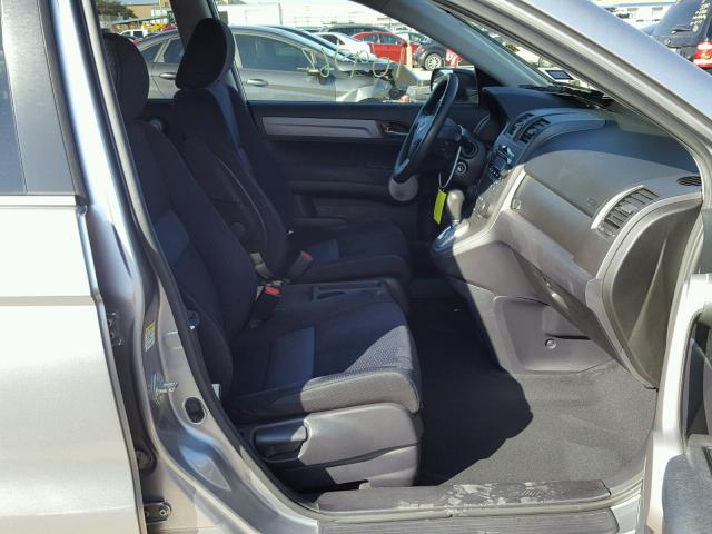 JHLRE38577C069502 - 2007 HONDA CR-V SILVER photo 5