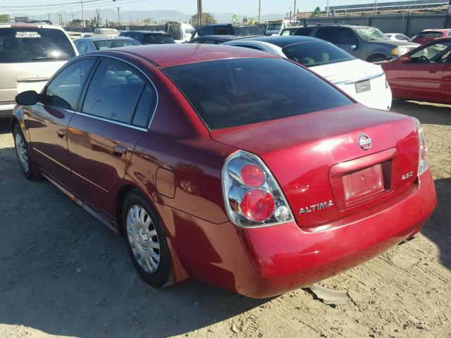 1N4AL11E35N470809 - 2005 NISSAN ALTIMA S BURGUNDY photo 3