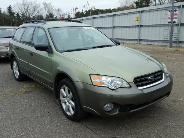 4S4BP61C967363456 - 2006 SUBARU LEGACY GREEN photo 1