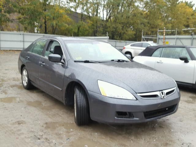 1HGCM55377A090562 - 2007 HONDA ACCORD CHARCOAL photo 1