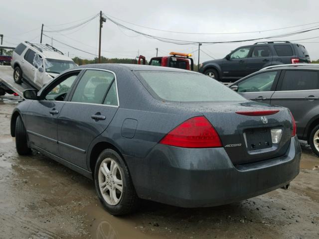 1HGCM55377A090562 - 2007 HONDA ACCORD CHARCOAL photo 3