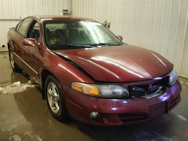 1G2HX54K924102470 - 2002 PONTIAC BONNEVILLE MAROON photo 1