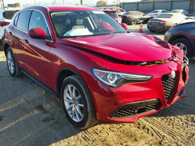 ZASFAKBN5J7B62797 - 2018 ALFA ROMEO STELVIO RED photo 1