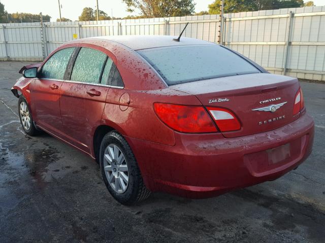 1C3CC4FB8AN137734 - 2010 CHRYSLER SEBRING RED photo 3