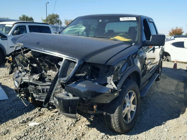 1FTPW14574KC36891 - 2004 FORD F150 SUPER BLACK photo 2