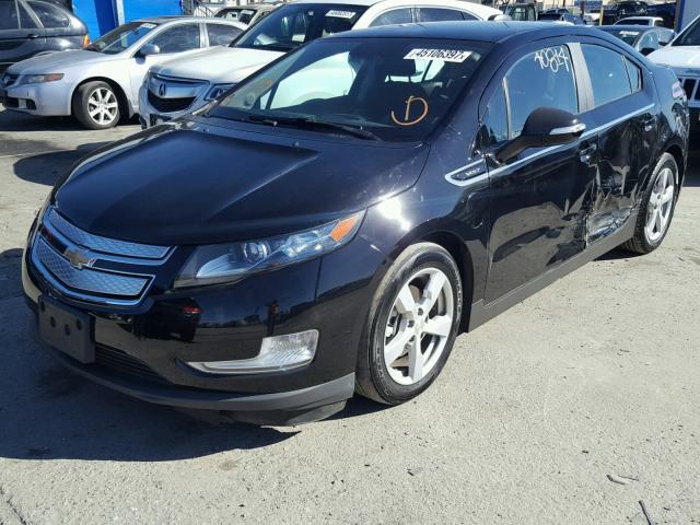 1G1RC6E48FU106879 - 2015 CHEVROLET VOLT BLACK photo 2