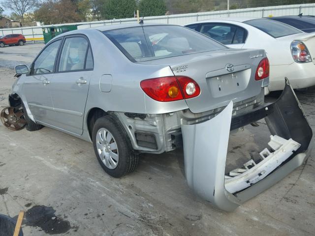 1NXBR32E03Z018659 - 2003 TOYOTA COROLLA SILVER photo 3