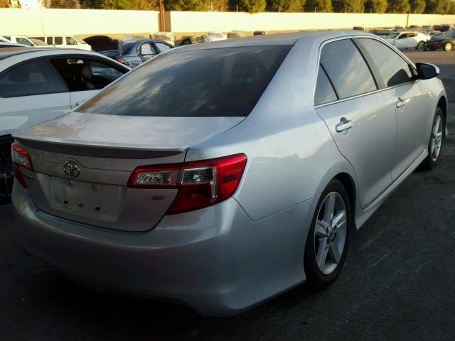 4T1BF1FK6EU456229 - 2014 TOYOTA CAMRY L SILVER photo 4