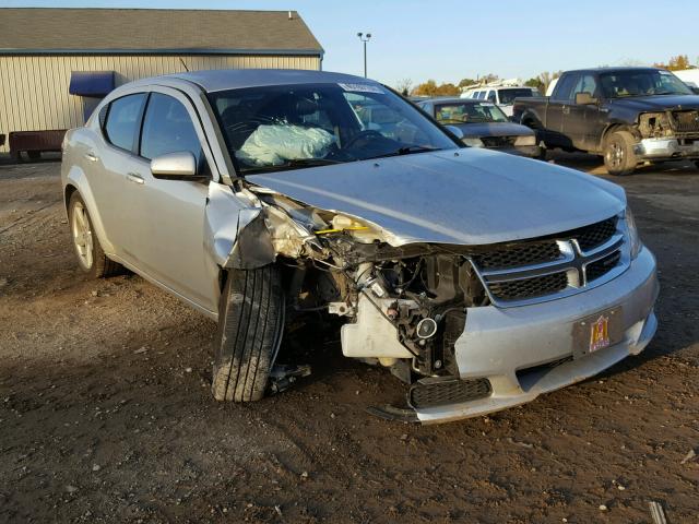 1C3CDZCB0CN313693 - 2012 DODGE AVENGER SX SILVER photo 1