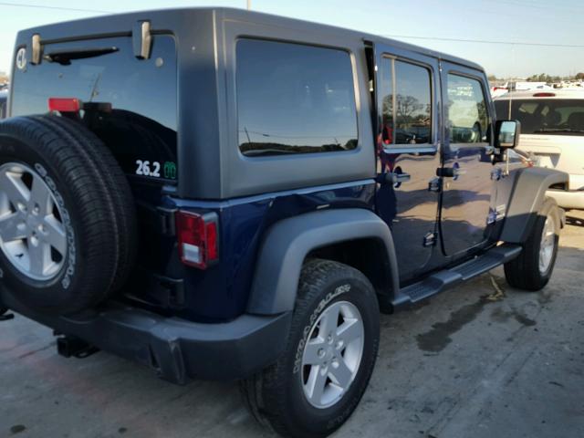 1C4BJWDG7DL521513 - 2013 JEEP WRANGLER U BLUE photo 9