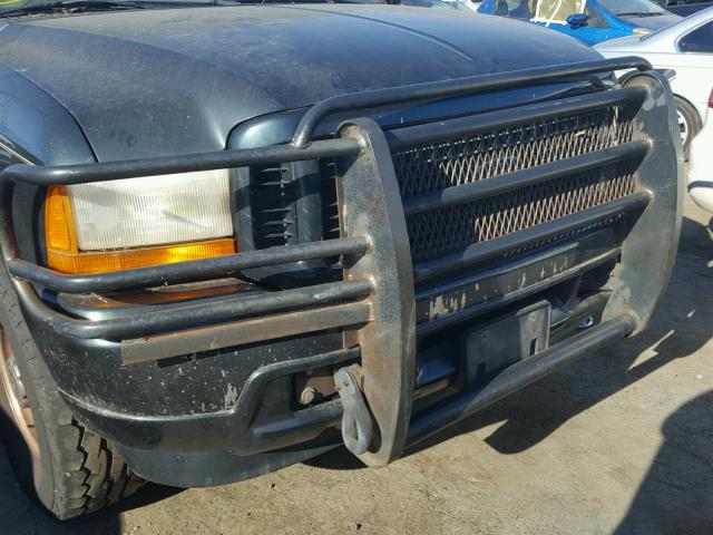 1FMNU40L9YEA00763 - 2000 FORD EXCURSION BLACK photo 9