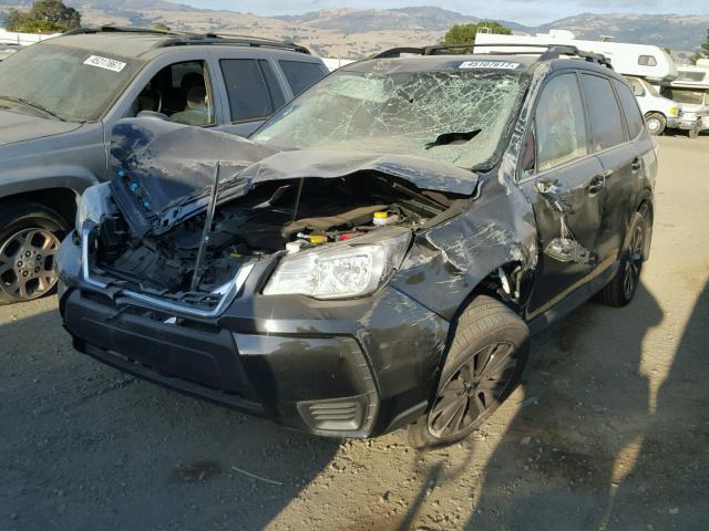 JF2SJGEC0HH449274 - 2017 SUBARU FORESTER 2 BLACK photo 2