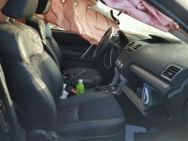 JF2SJGEC0HH449274 - 2017 SUBARU FORESTER 2 BLACK photo 5