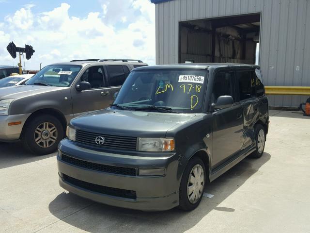 JTLKT324464036197 - 2006 SCION XB GREEN photo 2