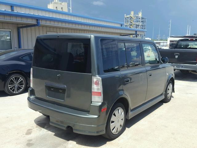 JTLKT324464036197 - 2006 SCION XB GREEN photo 4