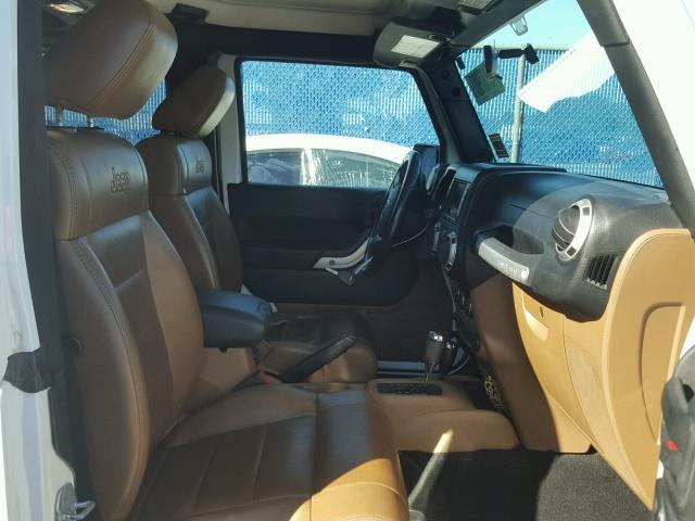 1J4AA5D13BL557224 - 2011 JEEP WRANGLER S WHITE photo 5