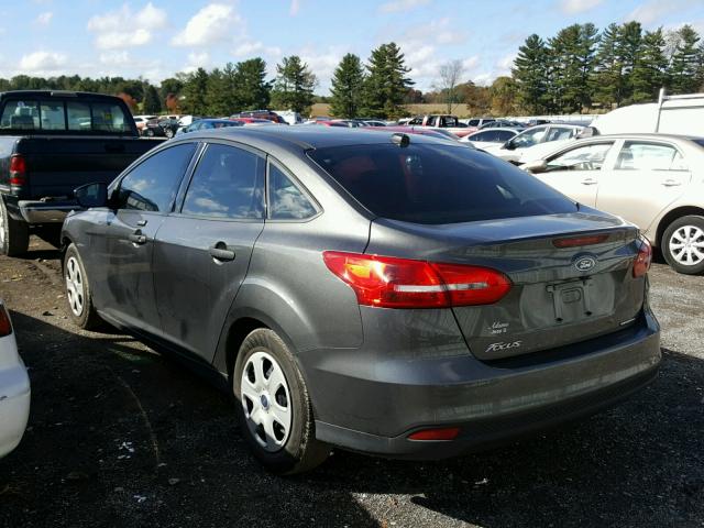 1FADP3E27FL270736 - 2015 FORD FOCUS S GRAY photo 3