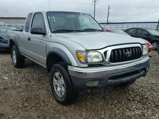 5TEWM72N82Z097063 - 2002 TOYOTA TACOMA SILVER photo 1