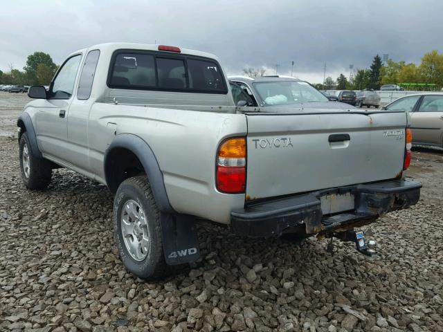 5TEWM72N82Z097063 - 2002 TOYOTA TACOMA SILVER photo 3