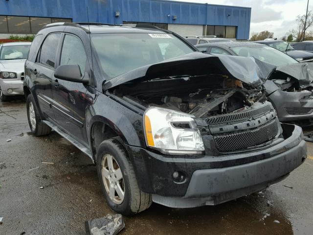 2CNDL23F956169500 - 2005 CHEVROLET EQUINOX BLACK photo 1