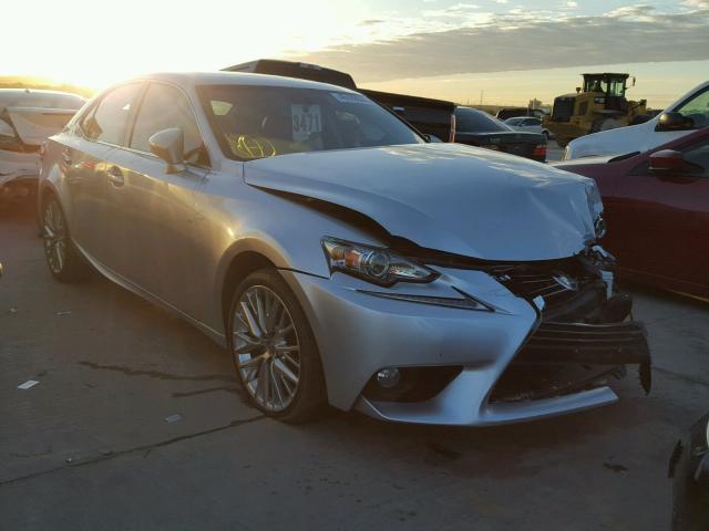 JTHBF1D23E5013228 - 2014 LEXUS IS 250 SILVER photo 1