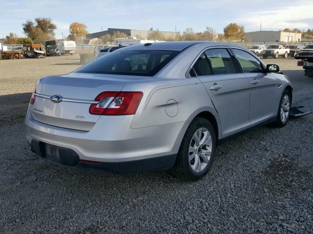 1FAHP2EW7CG127501 - 2012 FORD TAURUS SEL SILVER photo 4