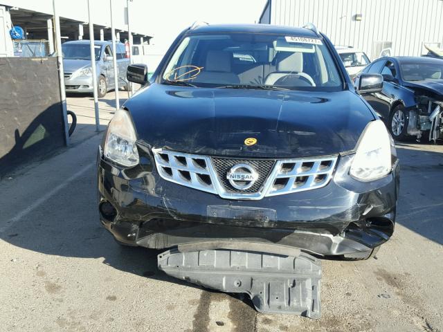 JN8AS5MV9BW259379 - 2011 NISSAN ROGUE S BLACK photo 9