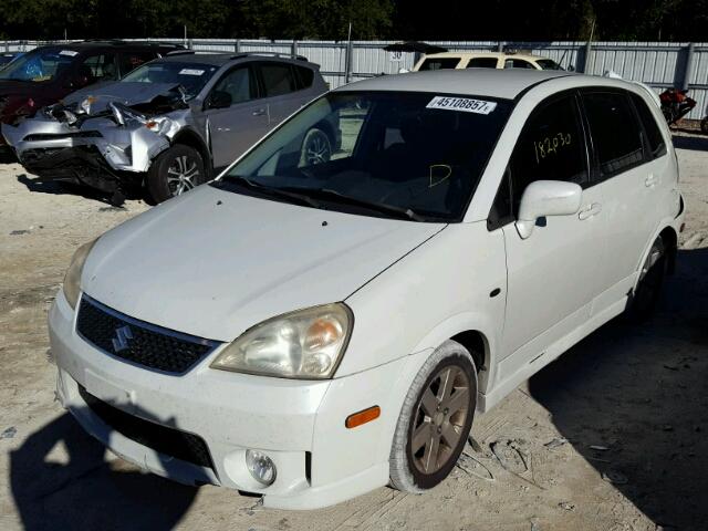 JS2RC61H255301987 - 2005 SUZUKI AERIO SX WHITE photo 2