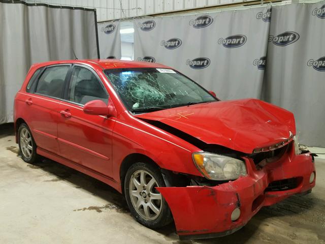 KNAFE161955073117 - 2005 KIA SPECTRA5 RED photo 1