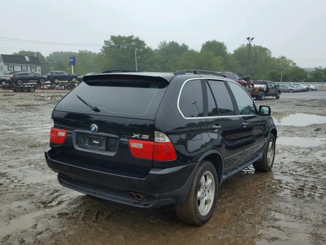 5UXFB33562LH39101 - 2002 BMW X5 4.4I BLACK photo 4