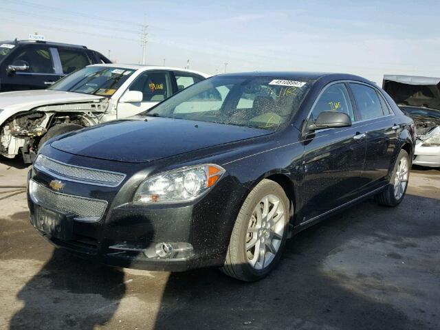 1G1ZK57789F113599 - 2009 CHEVROLET MALIBU BLACK photo 2