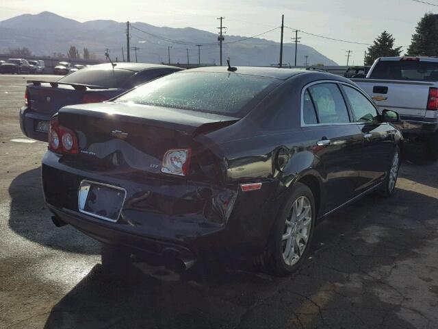 1G1ZK57789F113599 - 2009 CHEVROLET MALIBU BLACK photo 4