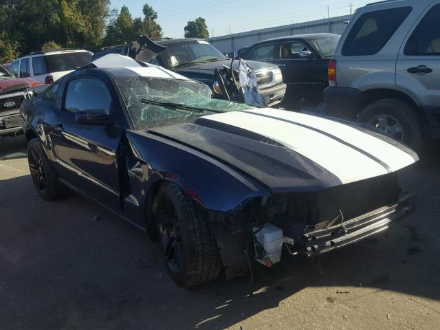 1ZVBP8CH1A5149121 - 2010 FORD MUSTANG GT BLUE photo 1