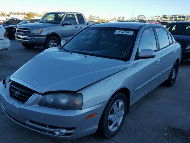 KMHDN46D25U030682 - 2005 HYUNDAI ELANTRA GL SILVER photo 2