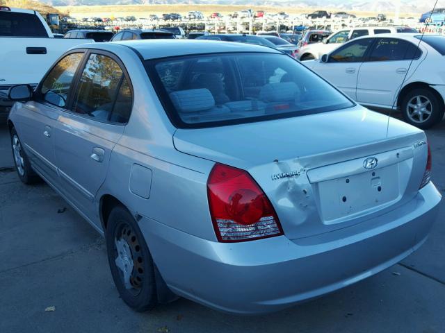 KMHDN46D25U030682 - 2005 HYUNDAI ELANTRA GL SILVER photo 3