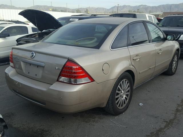1MEHM43135G625458 - 2005 MERCURY MONTEGO PR 米色 照片 4