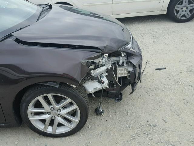 JTHKD5BH2F2223472 - 2015 LEXUS CT 200 BROWN photo 9