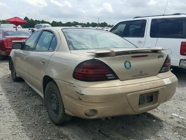 1G2NE52EX5M127727 - 2005 PONTIAC GRAND AM S GOLD photo 3