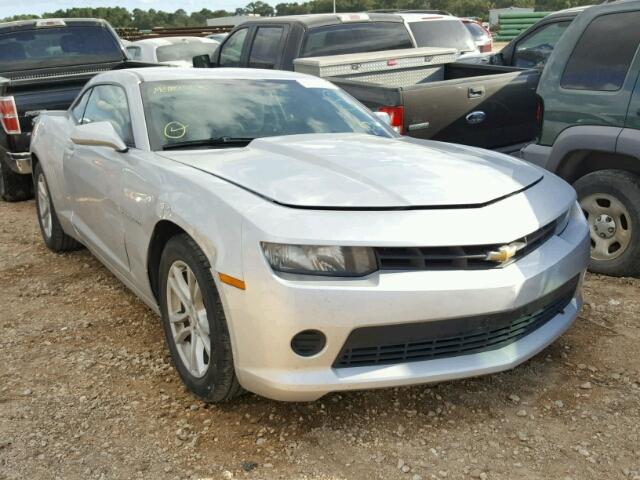 2G1FB1E37F9285431 - 2015 CHEVROLET CAMARO LS SILVER photo 1