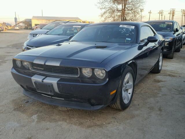 2C3CDYAG6CH269250 - 2012 DODGE CHALLENGER BLACK photo 2