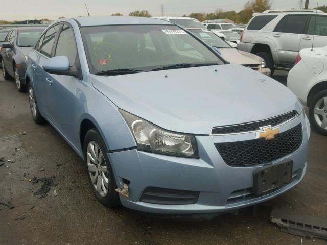 1G1PF5S9XB7236437 - 2011 CHEVROLET CRUZE LT BLUE photo 1