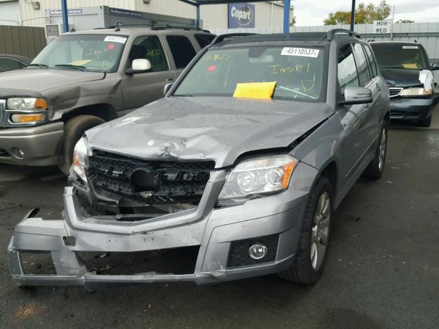 WDCGG8HB1CF754129 - 2012 MERCEDES-BENZ GLK 350 4M GRAY photo 2