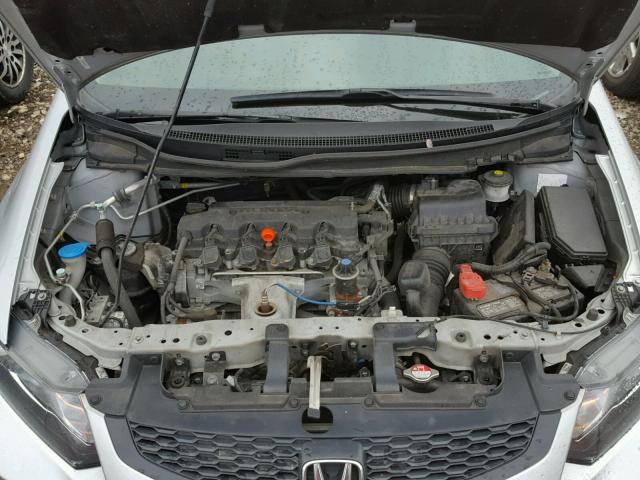 2HGFG3B8XDH528643 - 2013 HONDA CIVIC EX SILVER photo 7