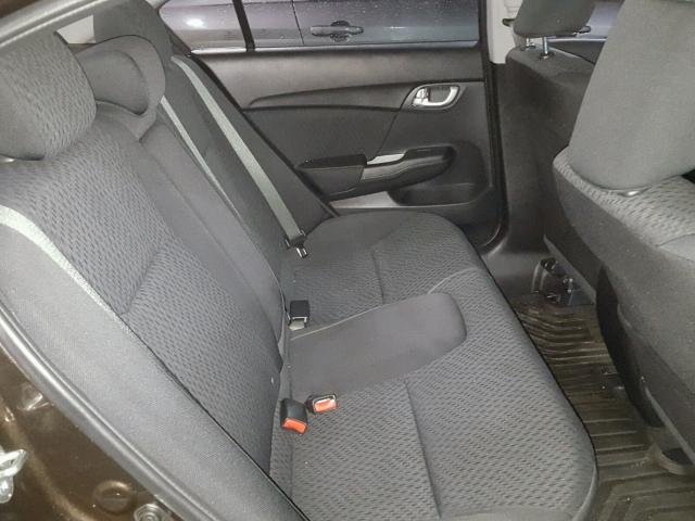 2HGFB2F85EH548402 - 2014 HONDA CIVIC EX ყავისფერი ფოტო 6
