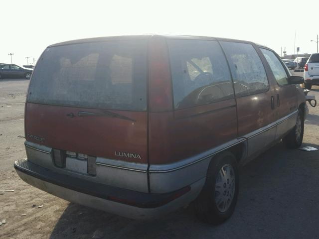 1GNCU06D1LT159471 - 1990 CHEVROLET LUMINA APV RED photo 4