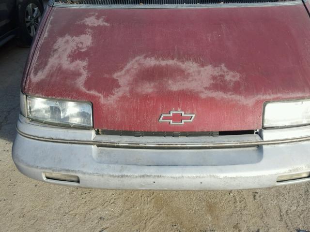 1GNCU06D1LT159471 - 1990 CHEVROLET LUMINA APV RED photo 7