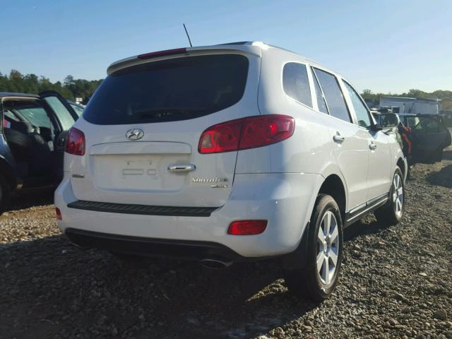 5NMSH13E27H101274 - 2007 HYUNDAI SANTA FE WHITE photo 4