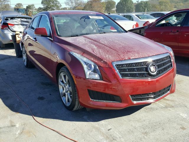 1G6AB5S30E0134701 - 2014 CADILLAC ATS LUXURY RED photo 1