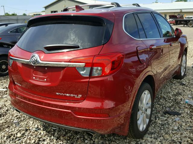 LRBFXESX9HD099675 - 2017 BUICK ENVISION P RED photo 4